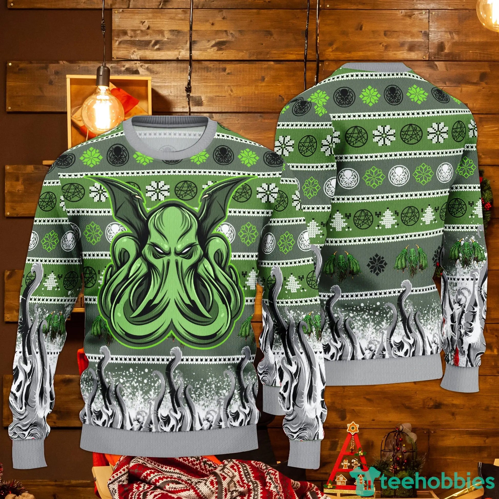 Cthulhu Ugly Christmas Sweater